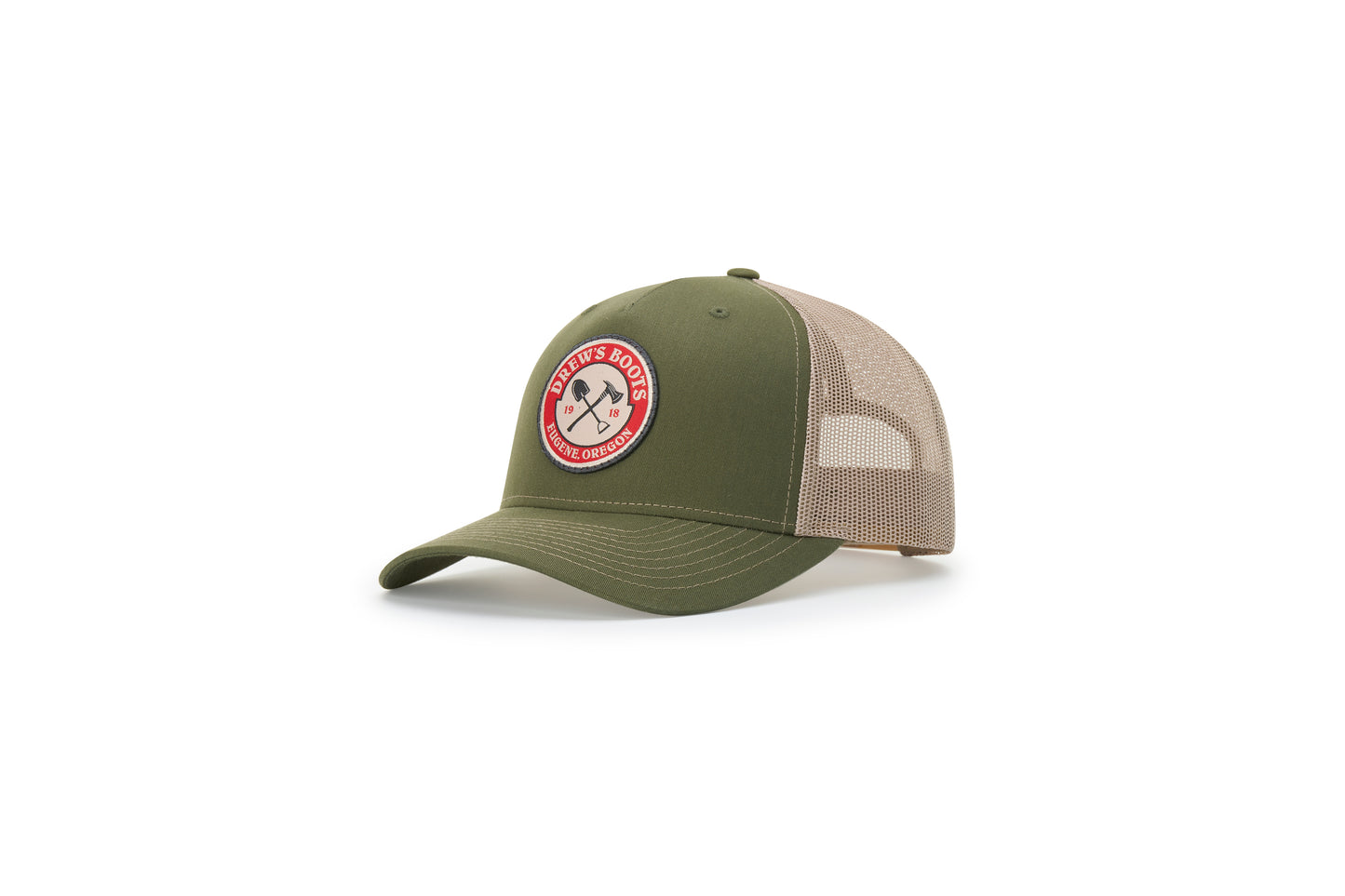 Drew's Shovel and Pulaski Trucker Hat - Richardson - Drew's Boots