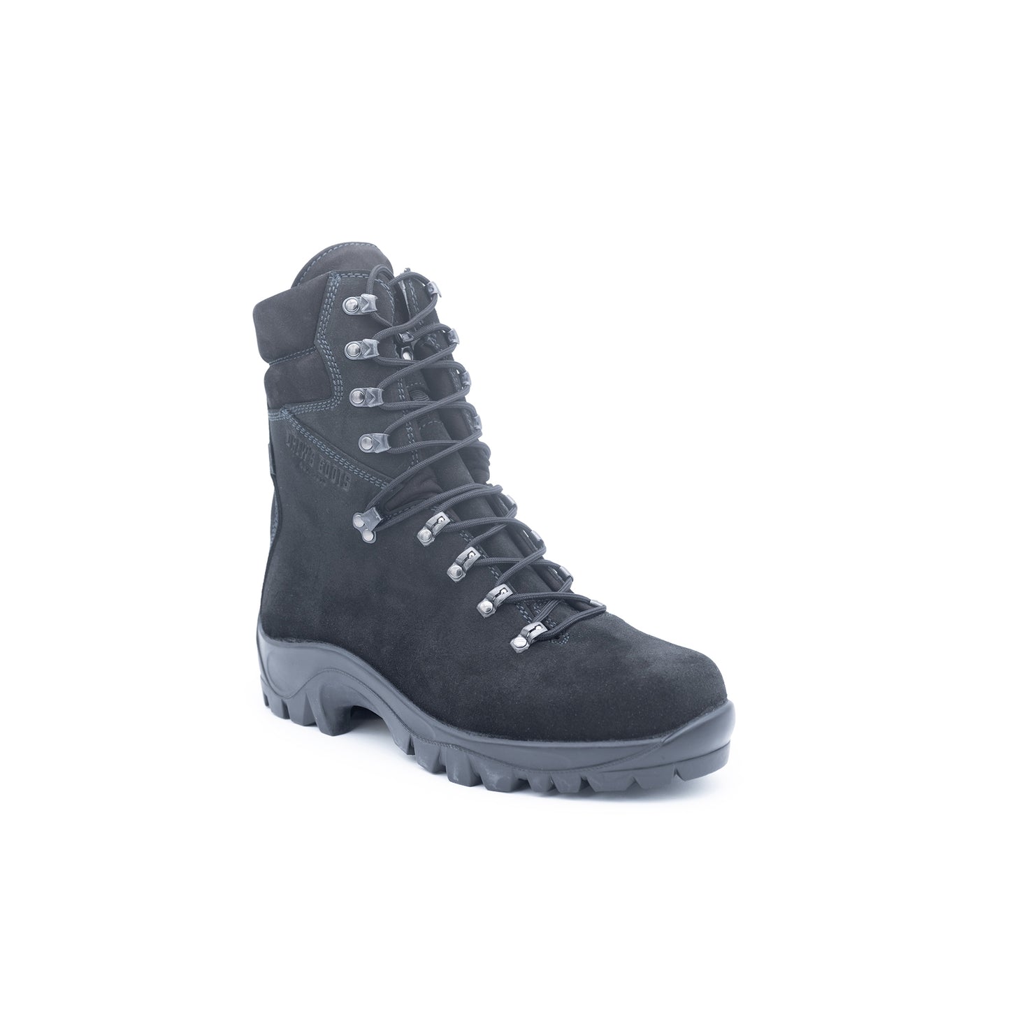Drew’s Fire Hiker - Black Rough Out - Drew's Boots - Drew's Boots