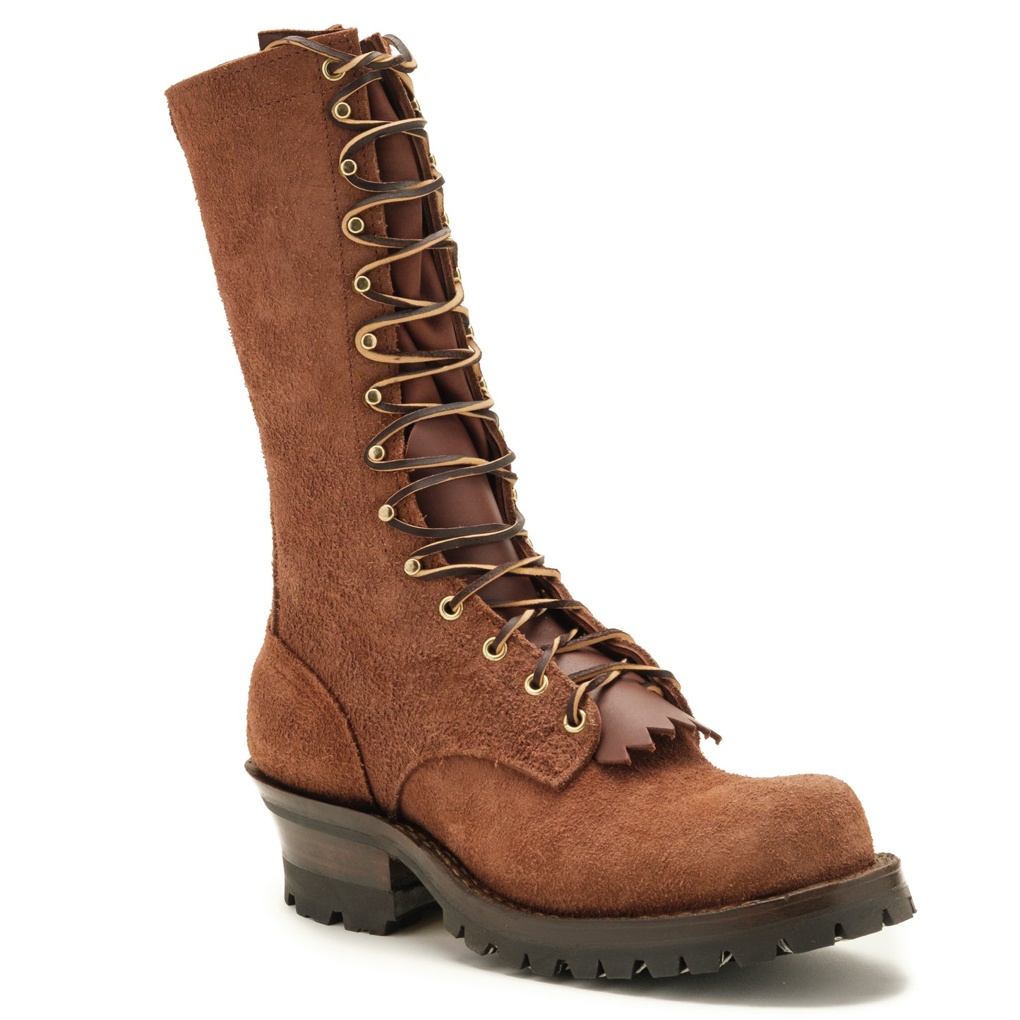 Drew's Boots 12" Elk Tan Roughshot #DROP12V Size 5B - Drew's Boots - Drew's Boots