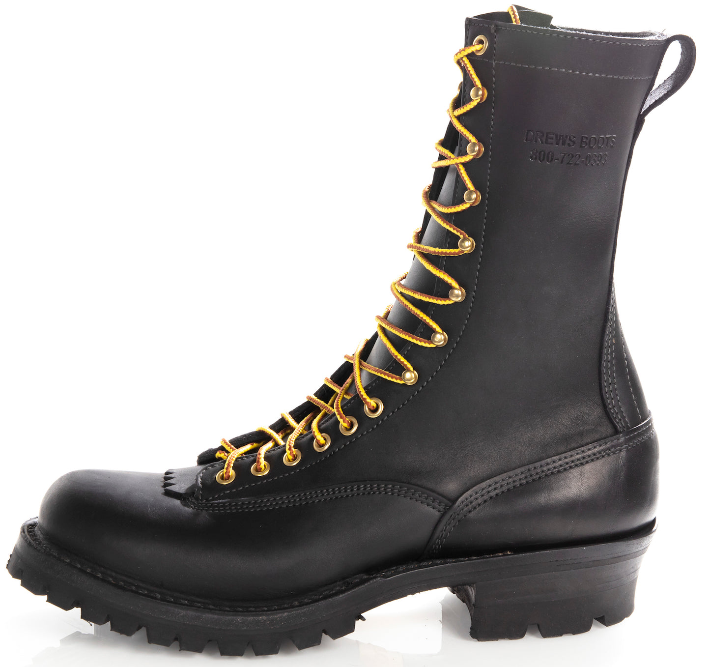 Drew's Lace-to-Toe Roughshot Style #DRLTT10V - Drew's Boots - Drew's Boots